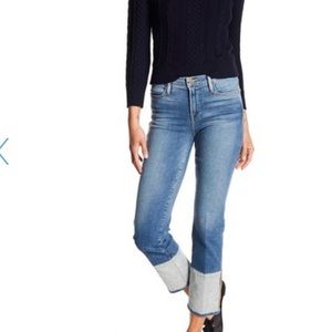 Frame Le Reverse Cuff Straight